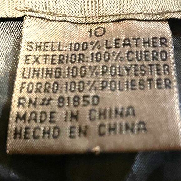 Brandon Thomas Black Suede Leather Pant. 10 - Picture 3 of 4